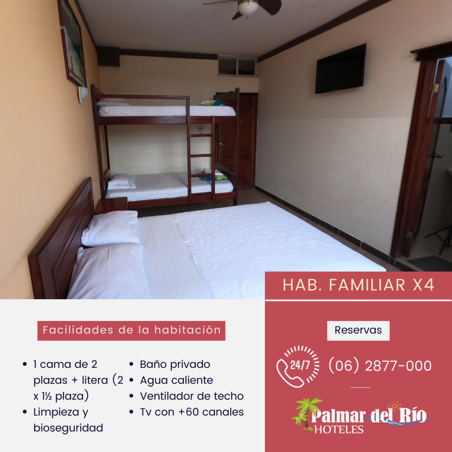 Habitación familiar (4 personas)