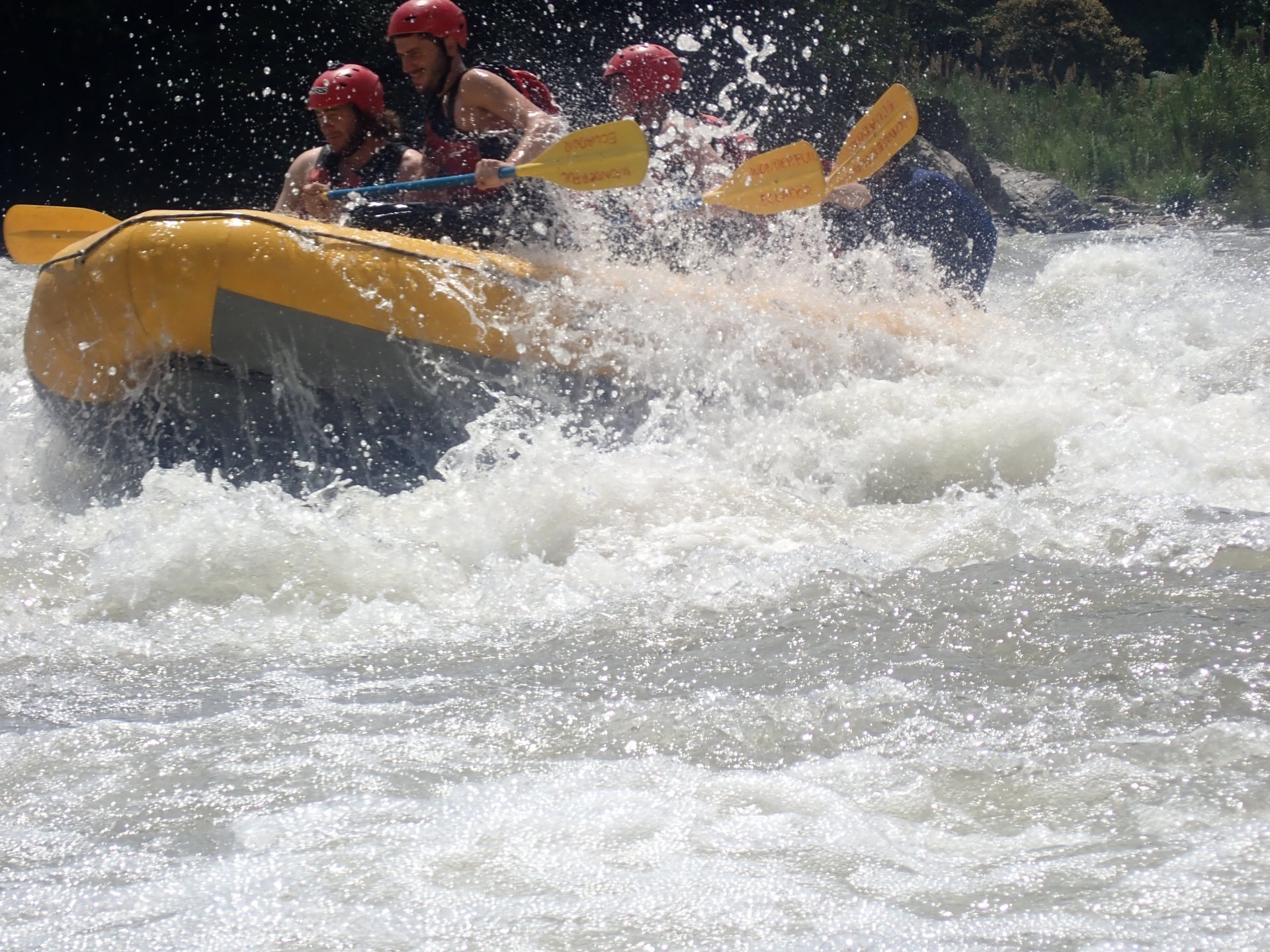 Rafting en Baños de Agua Santa