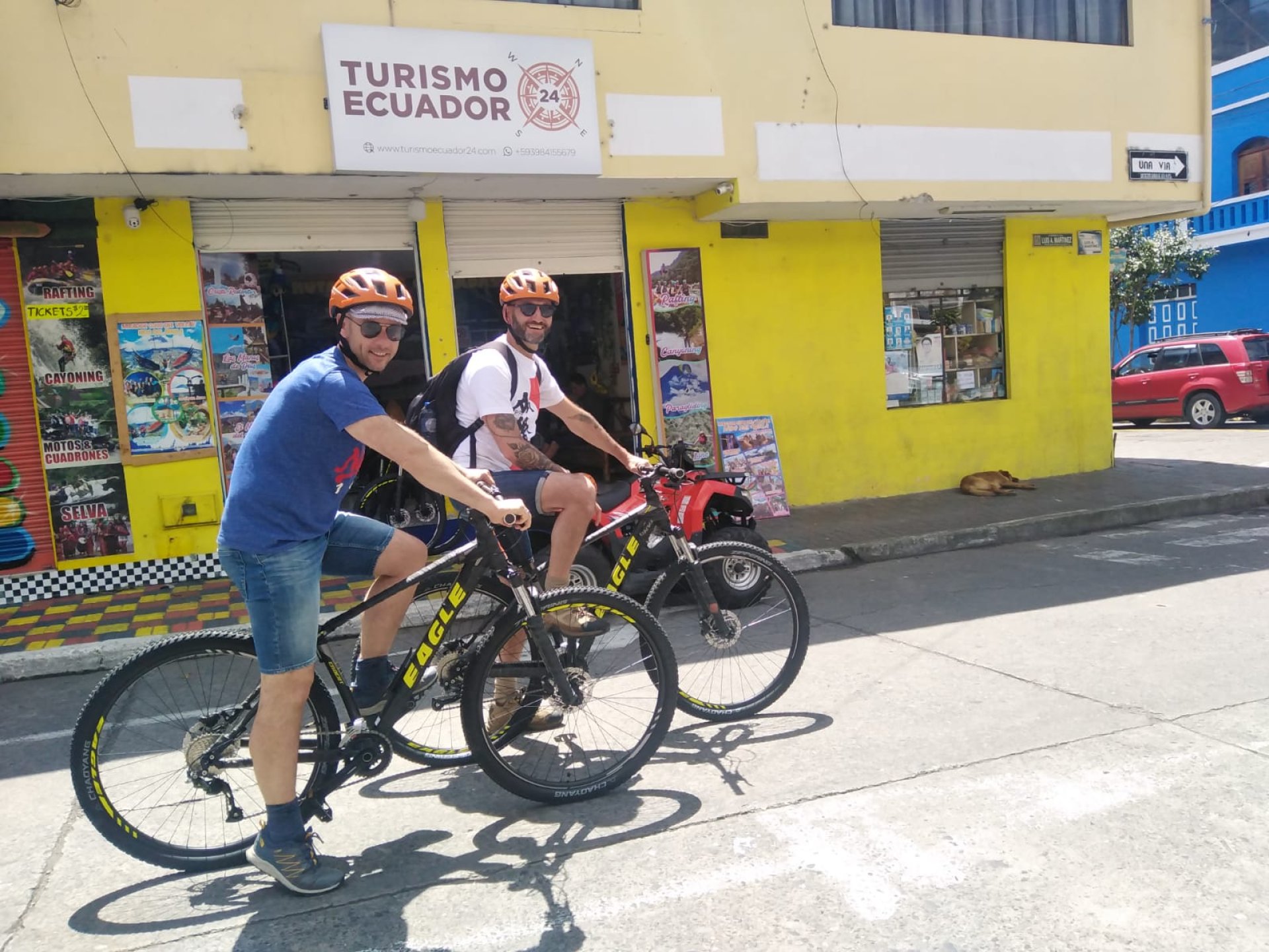 Ruta de las cascadas en Bicicleta